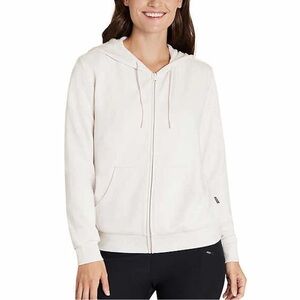 Eddie Bauer Women's Off-White Zip-Up Hoodie